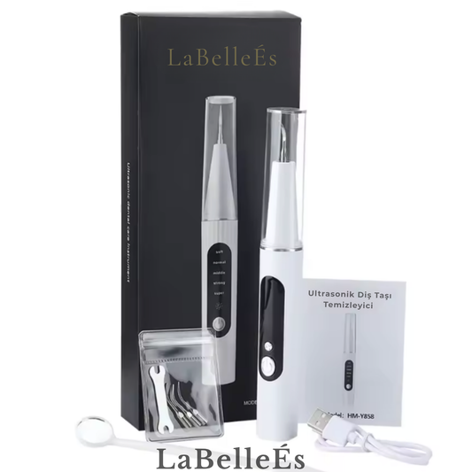 LaBelleÉs SmilePro™ Ultrasonik Diş Taşı Temizleyici – 5 Modlu LED’li Profesyonel Bakım Cihazı