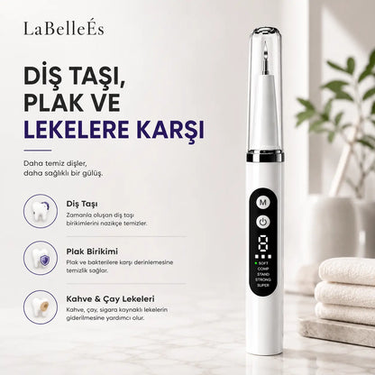 LaBelleÉs SmilePro™ Ultrasonik Diş Taşı Temizleyici – 5 Modlu LED’li Profesyonel Bakım Cihazı LaBelleÉs