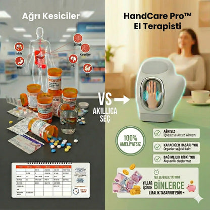 HandCare Pro™ El Terapisti - Isıtmalı ve Akıllı Kompresyonlu El Masaj Aleti LaBelleÉs