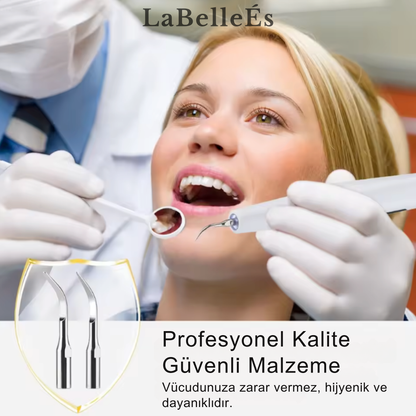 LaBelleÉs SmilePro™ Ultrasonik Diş Taşı Temizleyici – 5 Modlu LED’li Profesyonel Bakım Cihazı